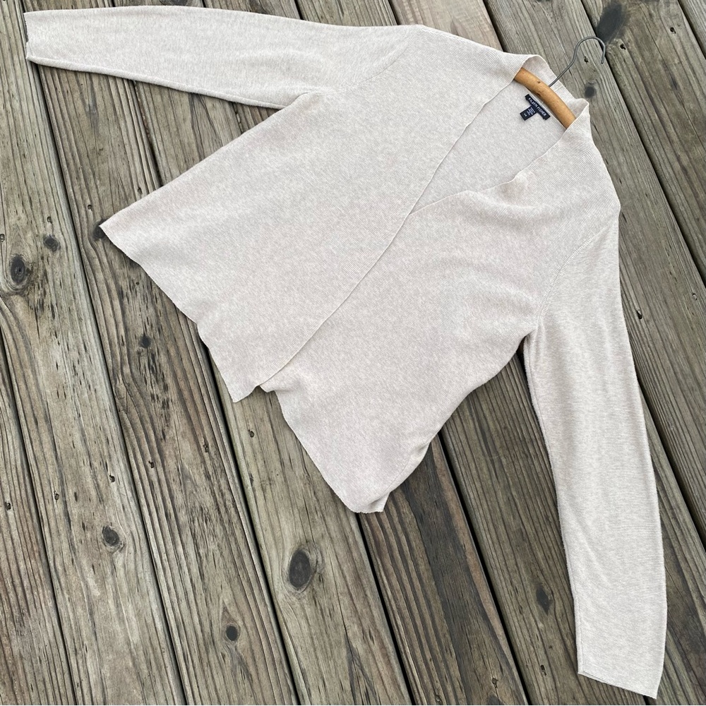 Eileen Fisher Open Front Cardigan Lightweight Knit